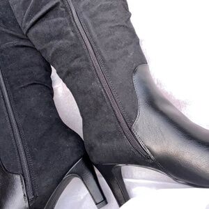 Woman’s knee high boots